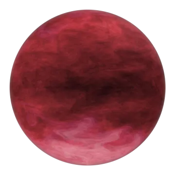 a red sphere on a white background