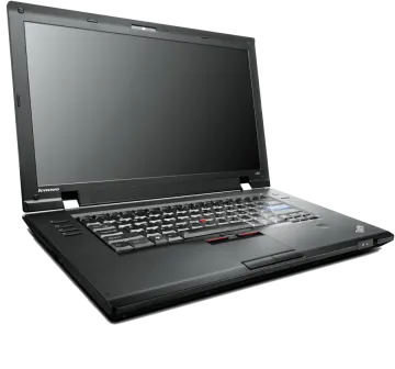 the laptop is open and ready to use