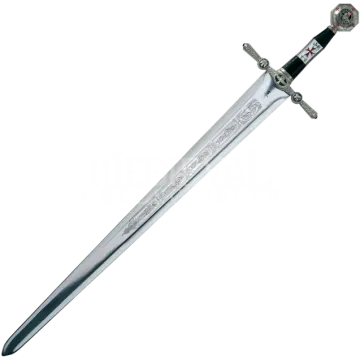 a sword on a white background