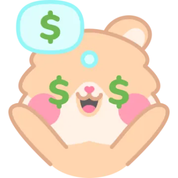 a teddy bear with a dollar sign on its face