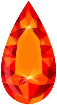 a red and yellow diamond