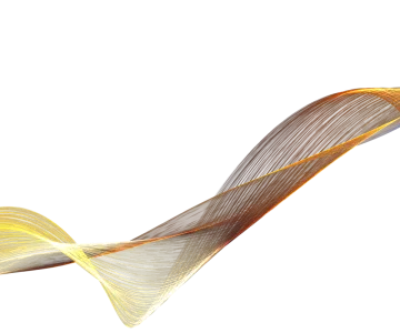 a close up of a yellow and brown wave