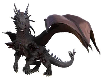a dragon flying through the air with its mouth open