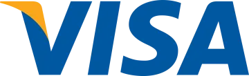 the visa logo on a white background