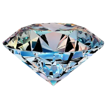 a diamond on a white background