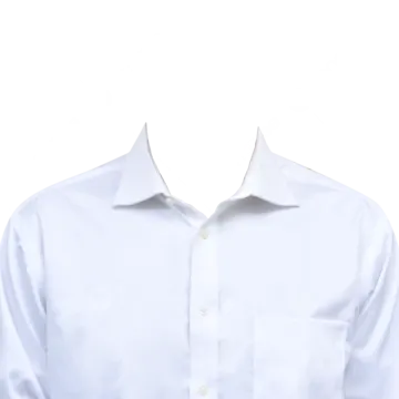 a man in a white shirt and black pants