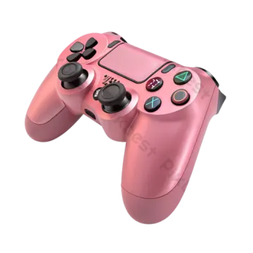 an image of a pink playstation controller