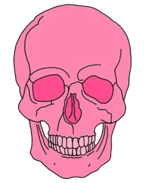how to draw a skull