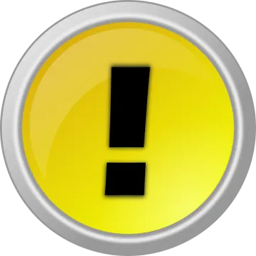 a yellow button with the letter i on it