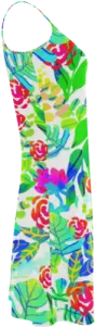 a colorful tank top on a white background