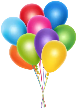 a bunch of balloons