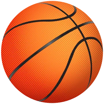 a basketball ball on a white background