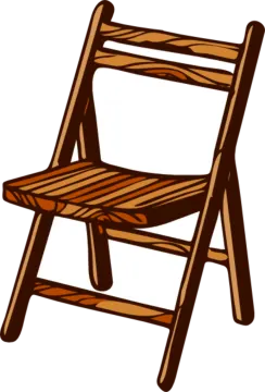 a wooden chair