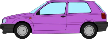 a purple car on a white background