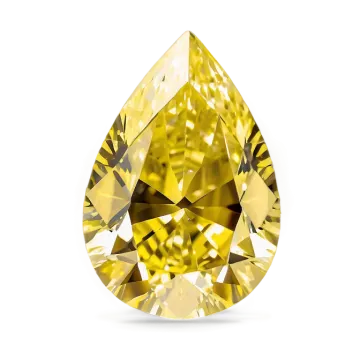 a yellow diamond on white background