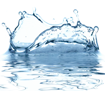 water splashing on a white surface