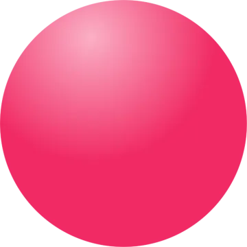 a pink ball on a white background