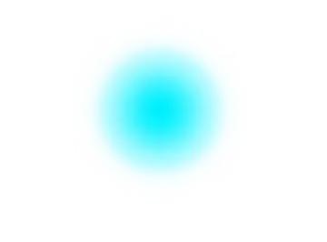 a blue circle on a white background
