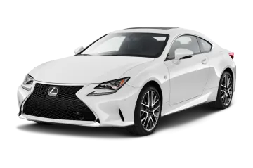 a white lex sports car
