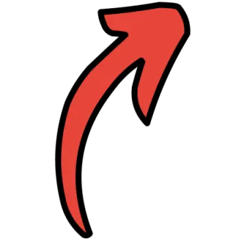 a red arrow icon