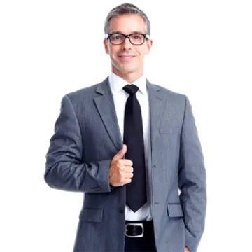 a man wearing a suit and tie