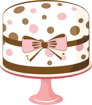 a cake with a pink bow on top