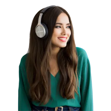 a woman with long brown hair