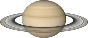 saturn and its rings