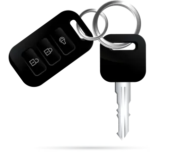 a car key with the word bl on it