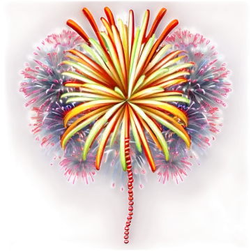 a bunch of colorful fireworks