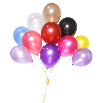 a bunch of balloons