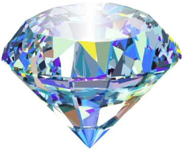 a diamond on a white background
