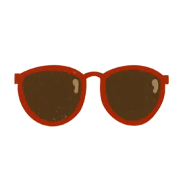 a pair of sunglasses on a white background