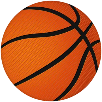 a basketball ball on a white background