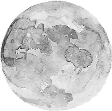 an image of the moon in black and white