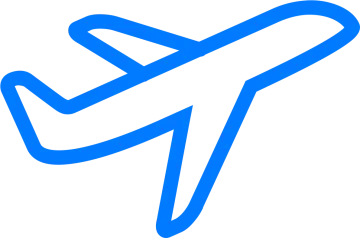 an airplane icon