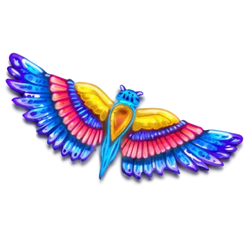 an image of a colorful bird