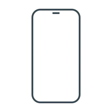 a black and white icon of an iphone