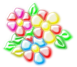 a bunch of hearts on a white background