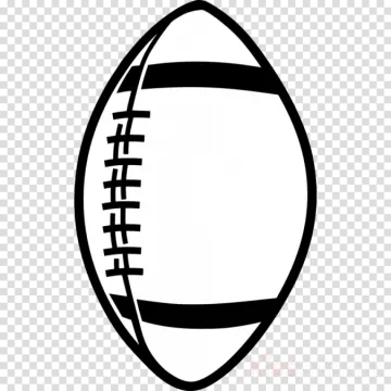 a football ball on a transparent background