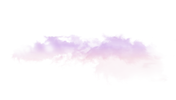 a pink cloud on a white background