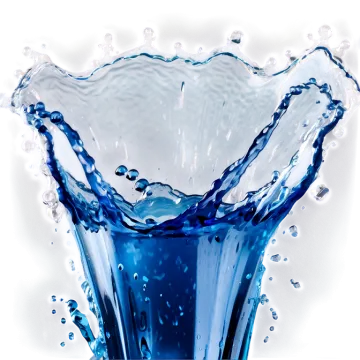 the water is splashing