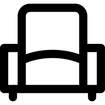 a black and white icon of a car