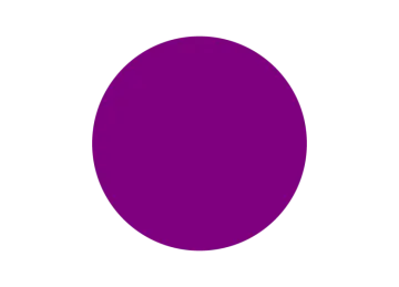 a purple circle on a white background