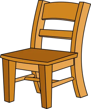 a wooden chair