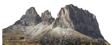 the mountain is tall