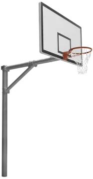 a basketball hoop on a white background