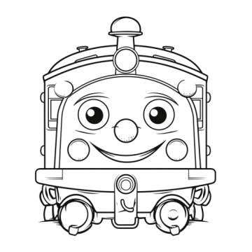 thomas the train coloring pages