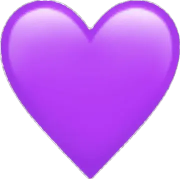a purple heart shaped balloon