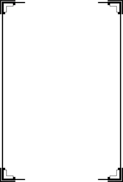 a black and white square frame
